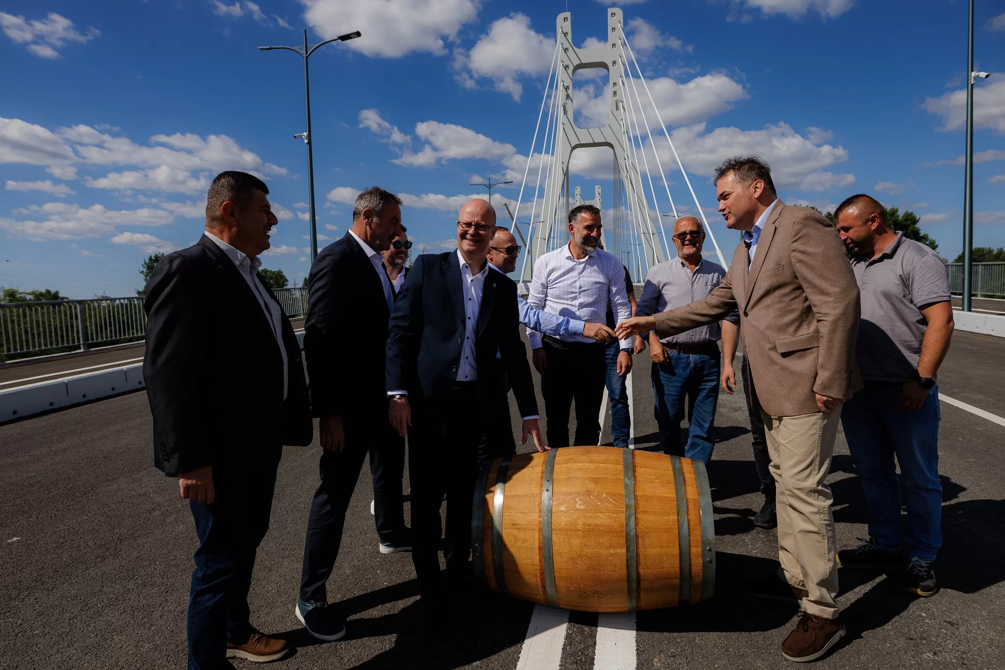 , Podul Transilvania/Erdély híd, cel mai spectaculos pod rutier construit în ultimii ani în nord-vestul României, a fost inaugurat la Satu Mare, TransilvaniaTV.ro
