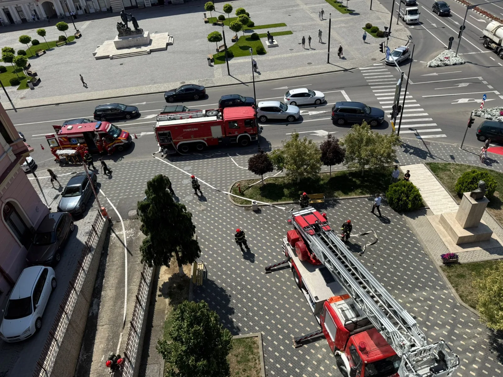 , Exercițiu de intervenție al pompierilor zălăuani la sediul ANAF, TransilvaniaTV.ro