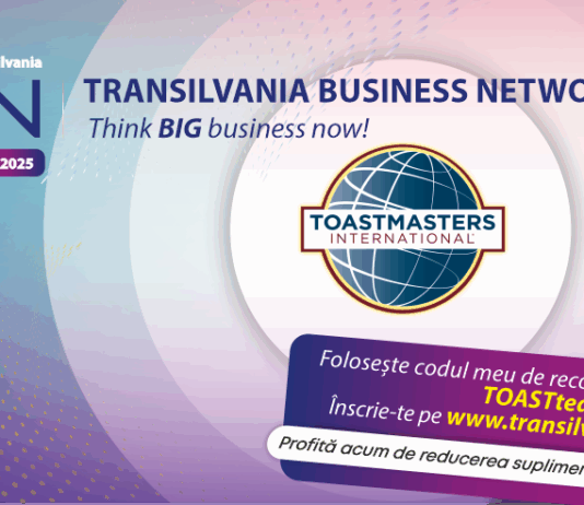 Toastmasters România și Republica Moldova – prezenți la Transilvania Business Networking
