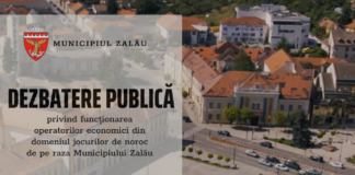 Dezbatere publică cu privire la jocurile de noroc din mun. Zalău