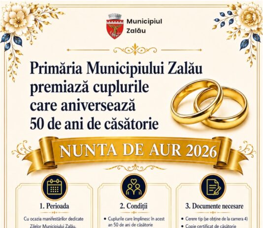 În atenția cuplurilor care aniversează 50 de ani de căsătorie