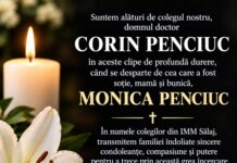 Doliu în comunitatea medicală din Sălaj. A murit farmacista Monica Penciuc, soția medicului Corin Penciuc
